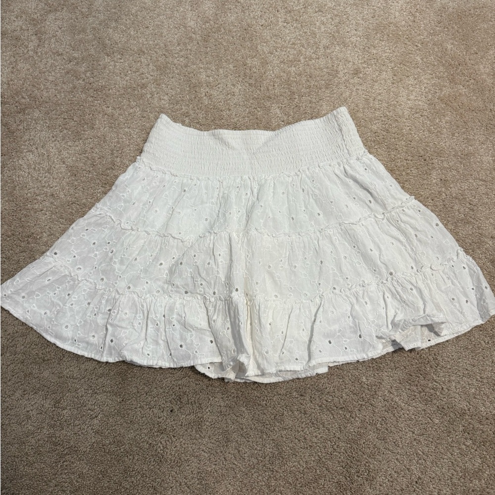 American Eagle Outfitters White Mini Skirt